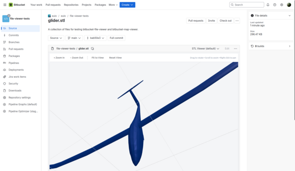 File Renderers for Bitbucket Screenshot