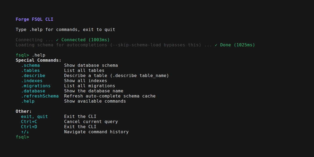 Cover image for Introducing fsql: An Interactive CLI for Forge SQL Databases