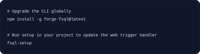 Cover image for Forge fsql v1.3.0: Enhanced Schema Inspection and Better Onboarding